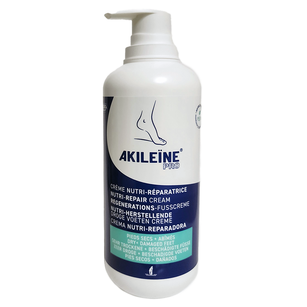 [AK-2339-P] AKILÉÏNE® Dry Foot Nutri-Repair Cream Professional (with dispenser) 500 ml