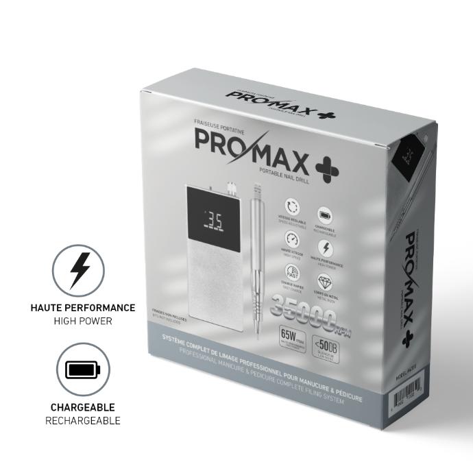 MEDICOOL - PRO POWER® Fraiseuse portative sans fil rechargeable 35K - Fil droit de pièce à main 50''