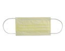 AMD Ritmed® Distech™ Masques de style à plis avec attaches auriculaire (50) Jaune