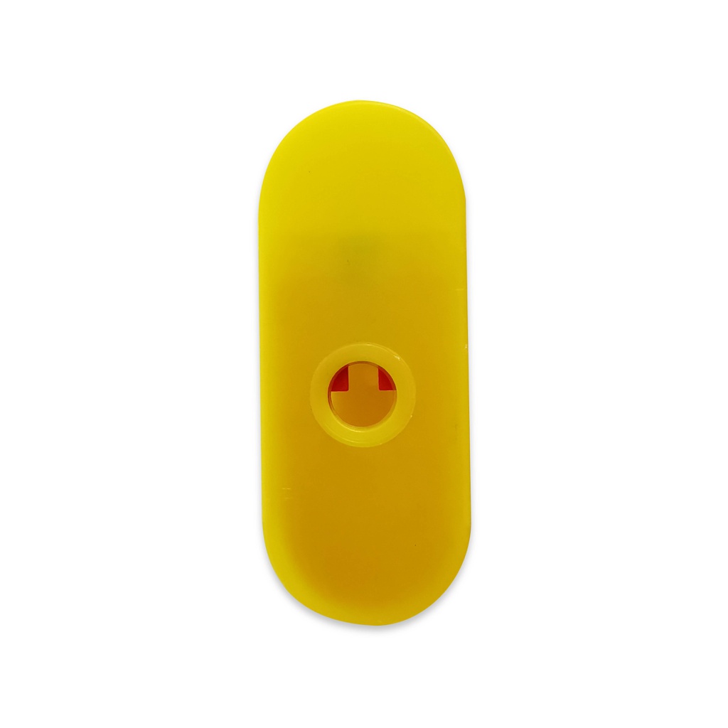 Contenant pour objets tranchants jaune (Bac à déchets) Petit - Avec petite ouverture ronde sur le dessus