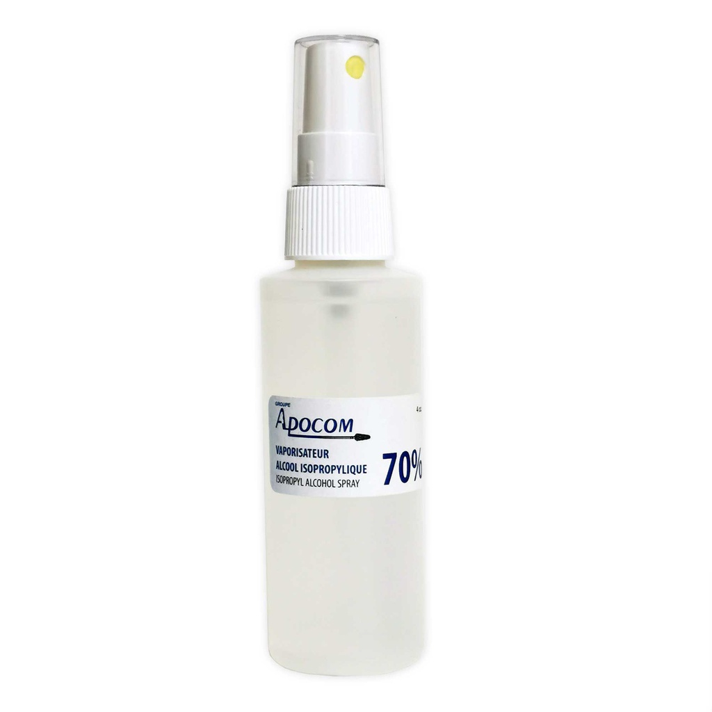 Alcool  70% en vaporisateur 4 oz