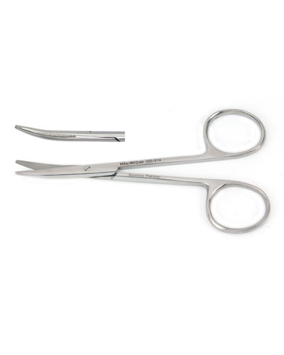 [1V95-314BB] MILTEX® VANTAGE® Ciseaux Strabismus (4 pouces) à bouts courbés