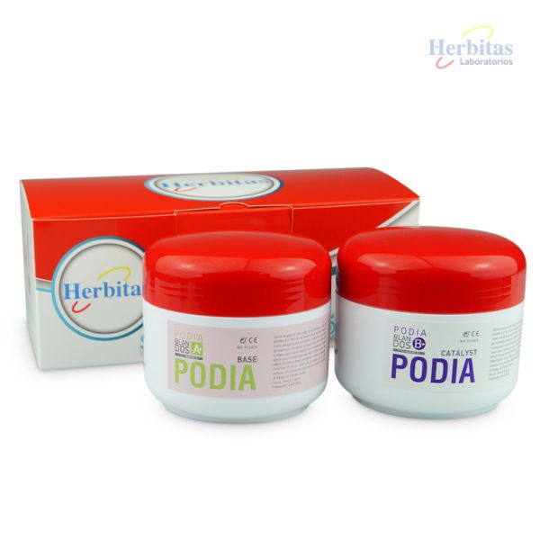 [9100308] HERBITAS® Silicona Podia Blandos A+B Dureté: 15 Sicasil 200g+200g