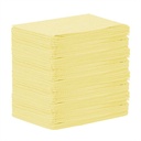 [5MED8284-1] MEDICOM® SafeBasics™ Dry-Back® Bibs (3-ply) 2 ply of tissue & 1 ply poly (125) Yellow
