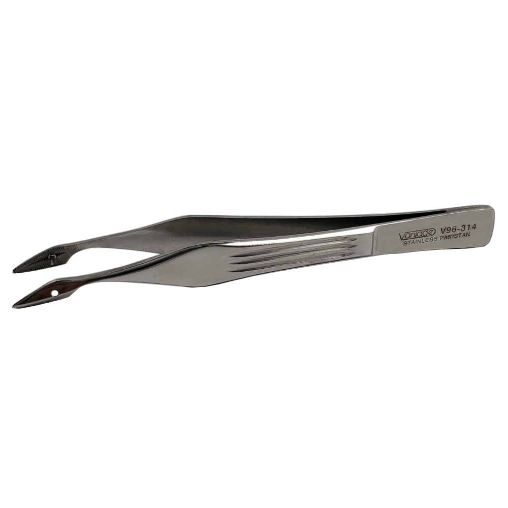 [1V96-314] MILTEX® VANTAGE® Pince à échardes Walter - Courbée - 4¼ pouces