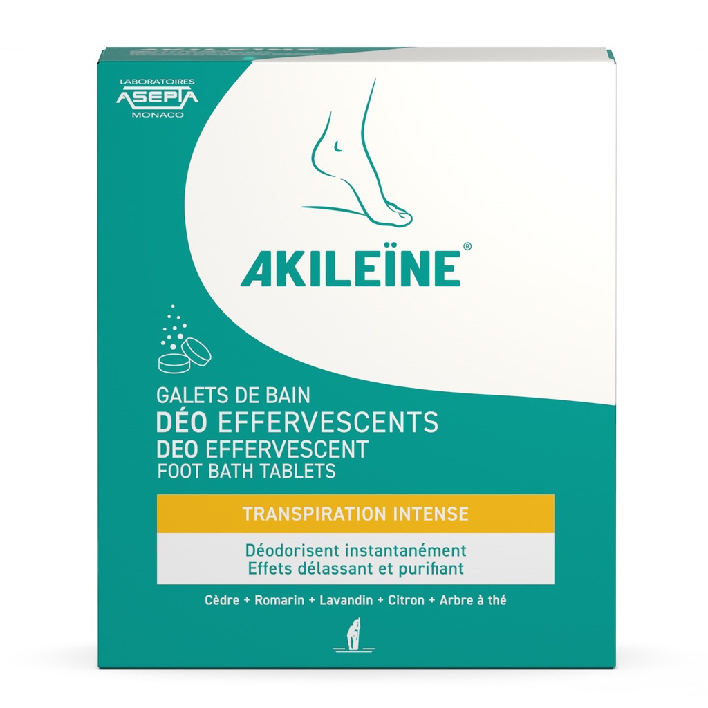 [AK-2344] *AKILÉÏNE® Galets de bain effervescents - 7 x 12g