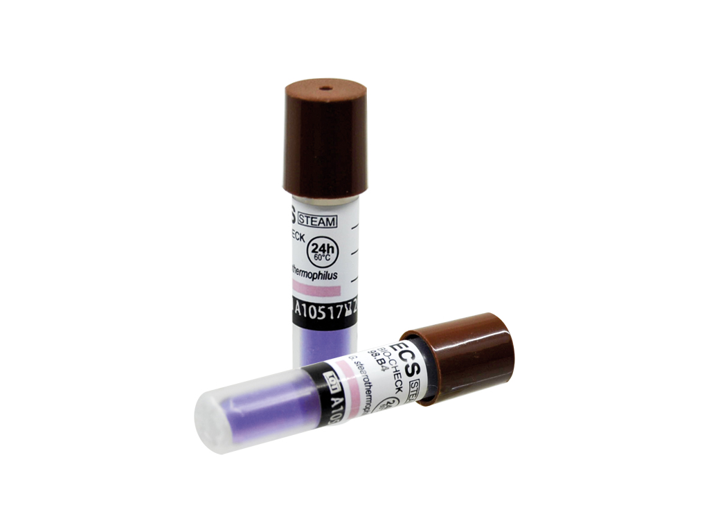 ECS-BIO-CHECK - Indicateur biologique pour la Stérilisation Vapeur - Paquet de 100