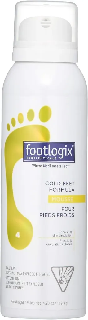 FOOTLOGIX® #4 Formule pour Pieds Froids (en mousse) 125ml