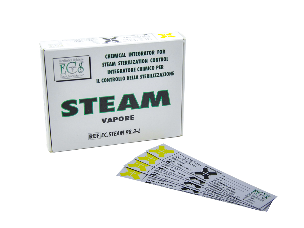 [2ECS983L] ECS Classic Indicator Type 5 Steam Sterilization Control - Pack of 250