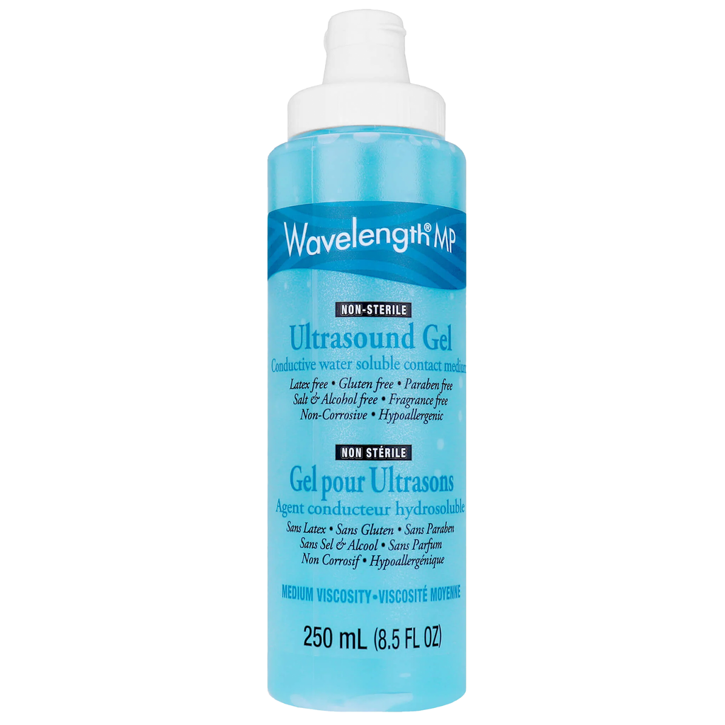 [80208-1] WAVELENGTH® Gel pour Ultrasons tout usage  Bleu 250 ml  (1)