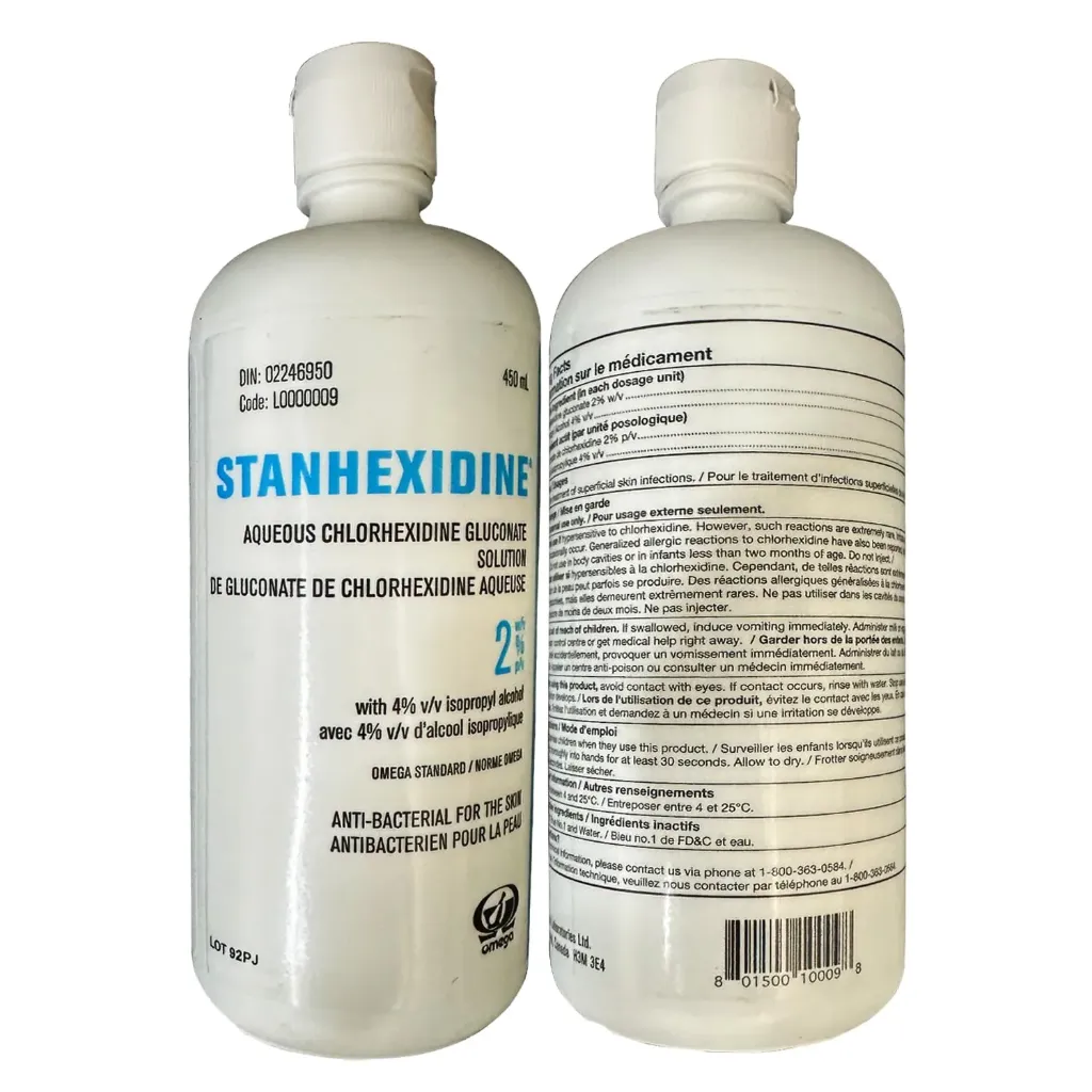 [432-L0000009]  2% aqueous chlorhexidine gluconate 450 ml