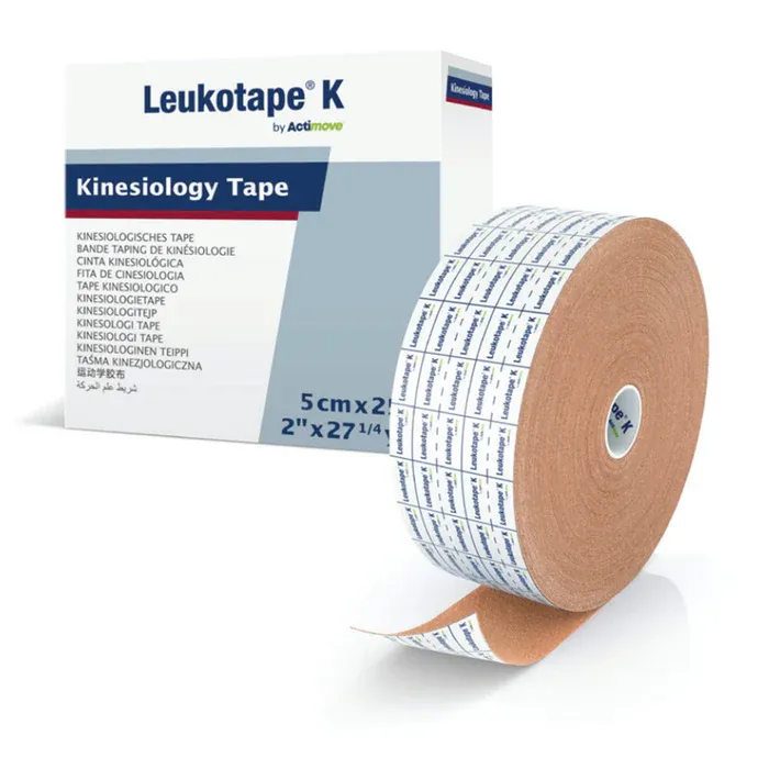 [3BSN6507807] BSN® LEUKOTAPE® K - Bande adhésive élastique (5 cm x 25 m) Beige