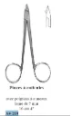 ALMEDIC®Pinces à cuticules, avec poignées a anneaux, lame 7mm, 10cm 4" (copie)