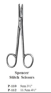 ALMEDIC®Ciseaux à souture Spencer, 4 1/2 