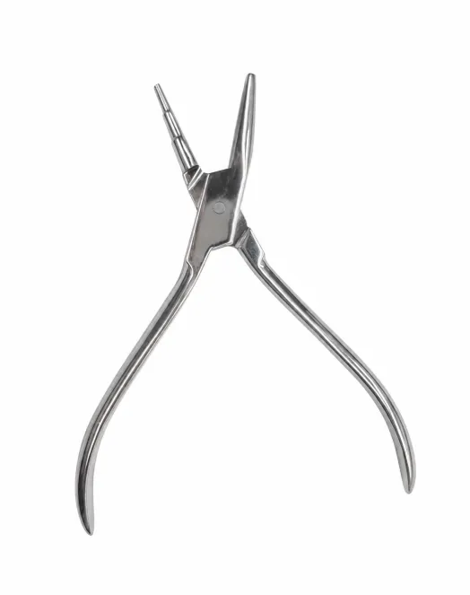 [1BA284] Stainless steel curved wire clamp 15 cm