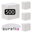 AURELIA® Bavettes (3 plis) 2 plis de papier & 1 pli de polyéthylène (6 couleurs) - Paquet de 500