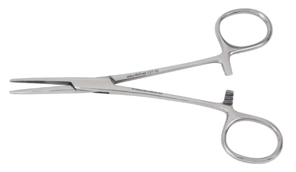 MILTEX VANTAGE® Pince hémostatique Kelly - bouts droits - 5½ pouces