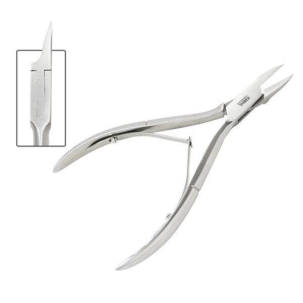 KIEHL® Pince à ongles à double ressort - mors droits et effilés - 13 cm