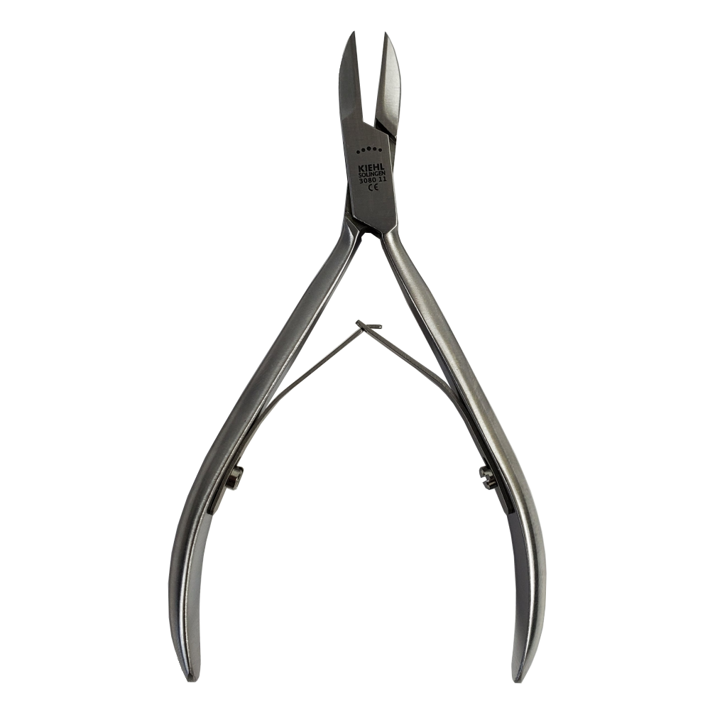 KIEHL® Pince à ongles à double ressort - mors droits biseautés - 11 cm