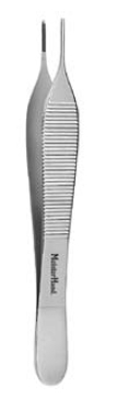 MILTEX® Pince à pansements Adson - Délicate et dentelée - 4¾ pouces