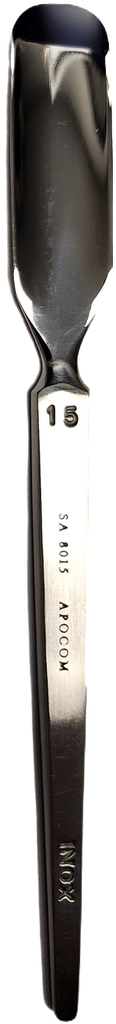 Monobloc gouge - Stainless Steel - 15 mm