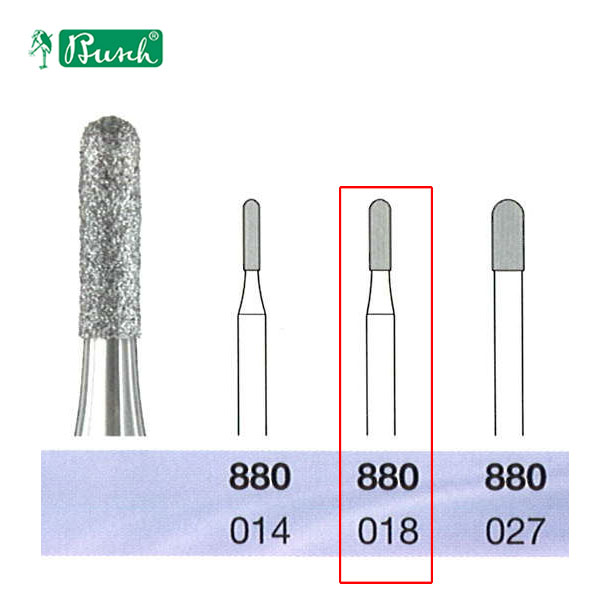 [2880018] BUSCH® Fraise en diamant - Grain moyen