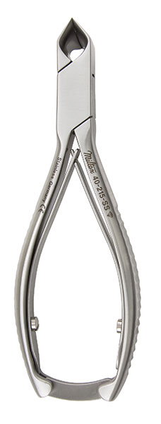MILTEX® Nail Nipper, Double Spring (5½'') Concave, Angled Jaw