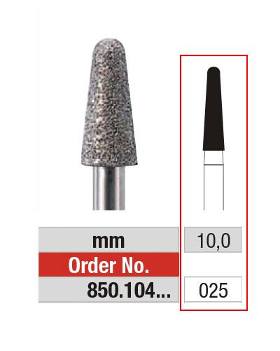 [2E850025] EDENTA® Fraise conique fine en diamant - grain moyen