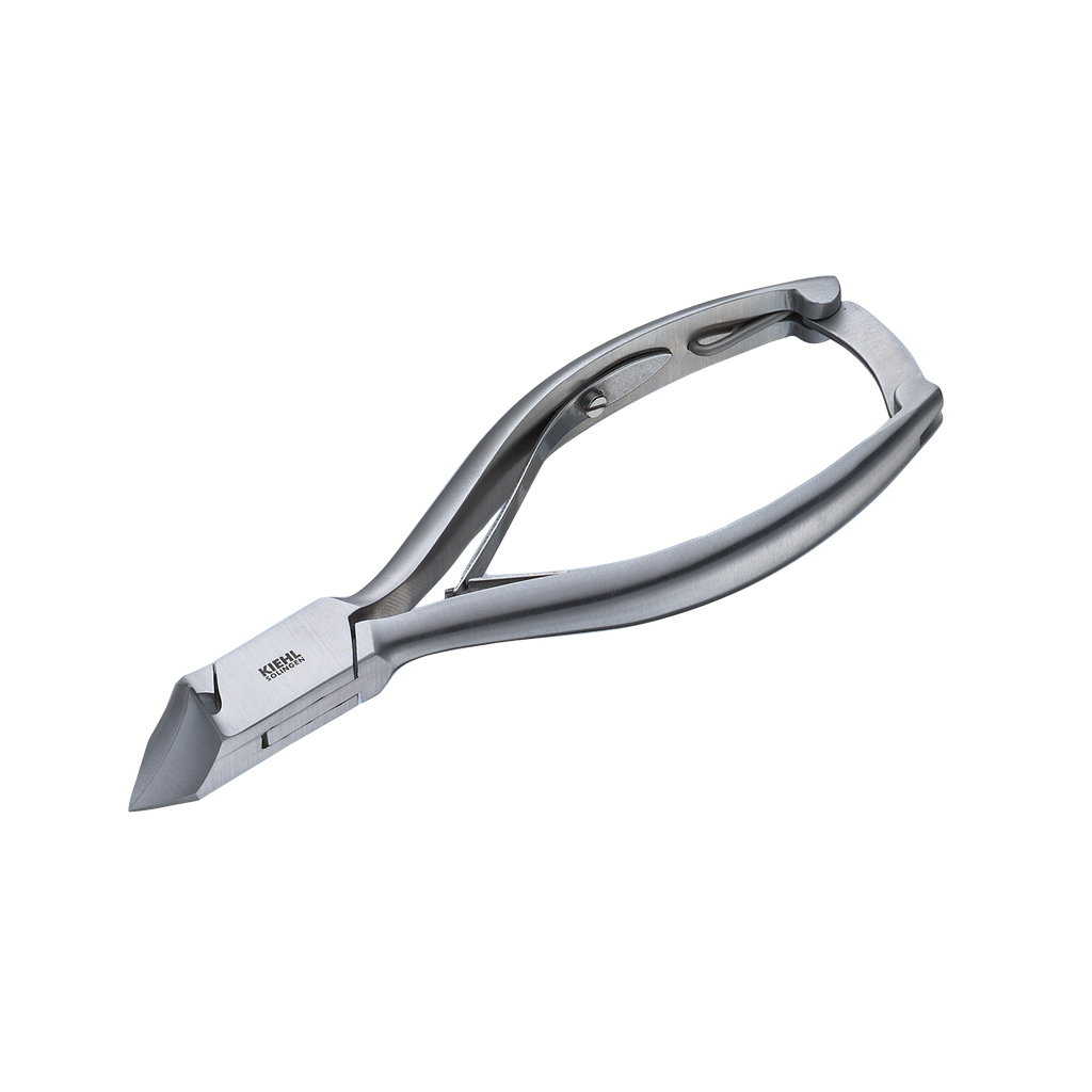 [13042-14CM INOX.] KIEHL® Pince à ongles à double ressort - mors obliques doubles - 14 cm