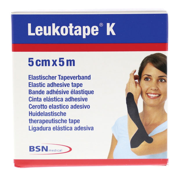 BSN® LEUKOTAPE® K - Elastic Adhesive Tape (2 in. x 5½ yds) Black