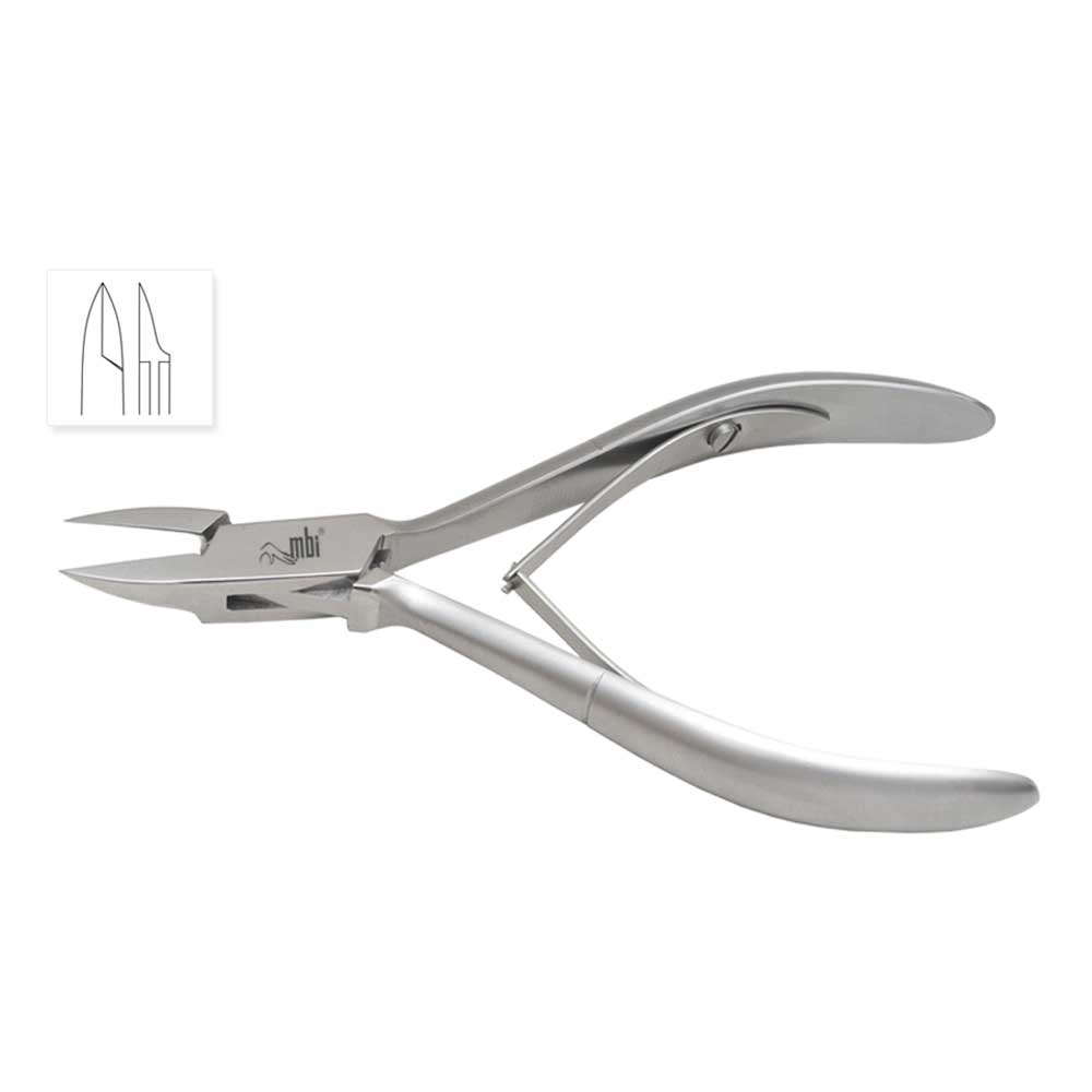 MBI® Pince à ongles à double ressort - mors droit - 4½ pouces