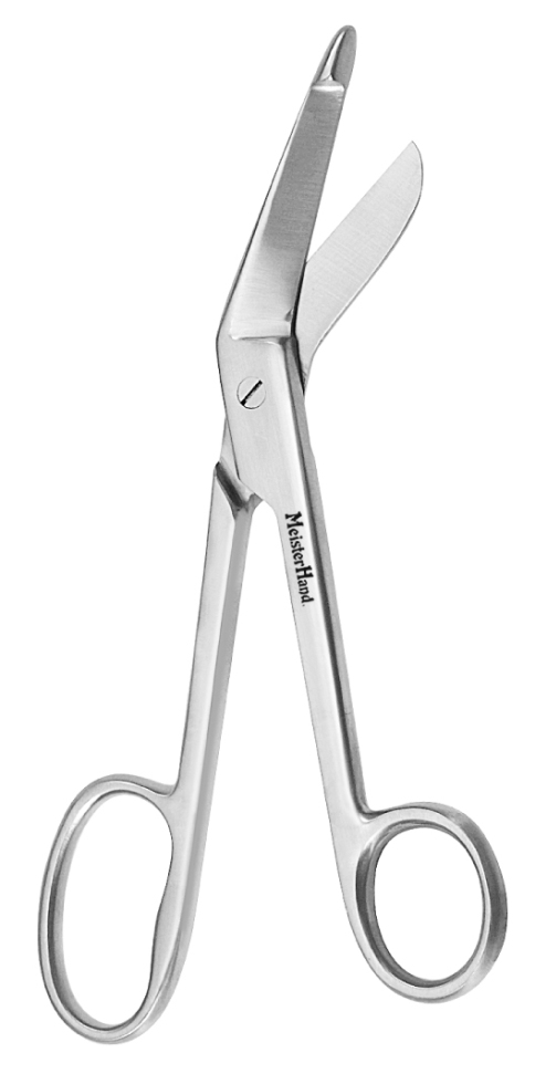 [140MH5-550] MILTEX® MH Lister Bandage Scissor (8'') with one large finger ring