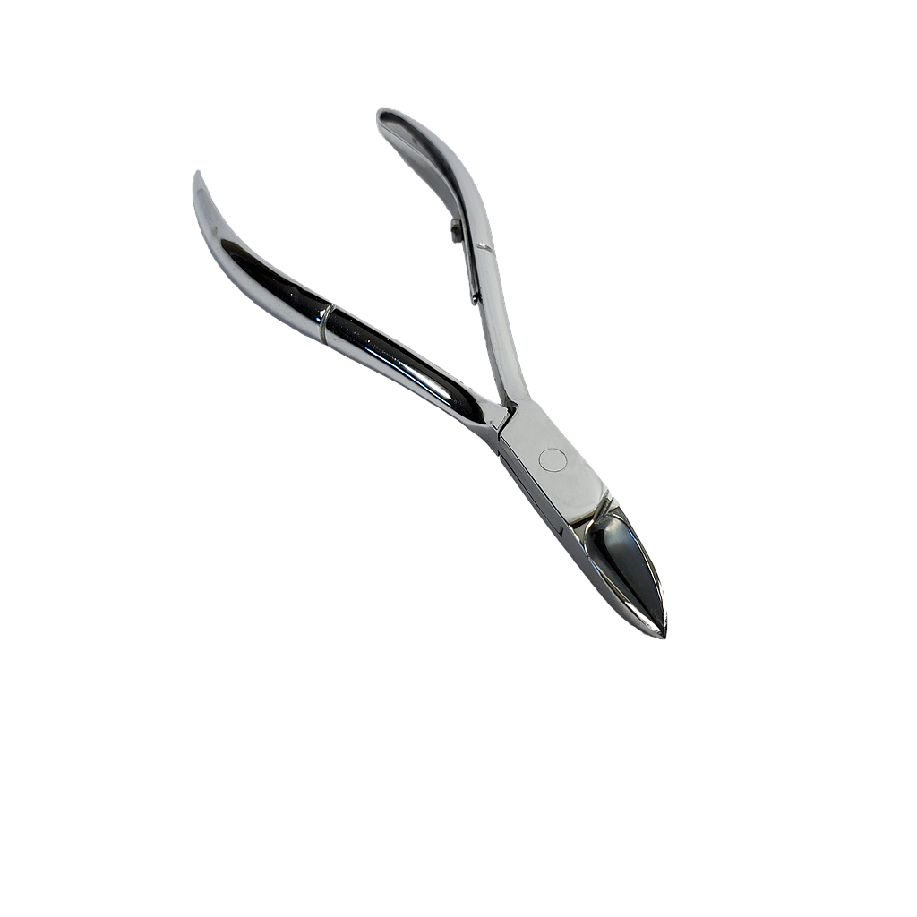 MILTEX® Chrome Nail Nipper, Single Spring (4½'') Straight Jaw