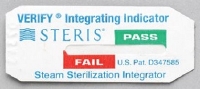 STERIS - VERIFY - Intégrateur pour le contrôle de la stérilisation à la vapeur - Type 5 - (10/sac)