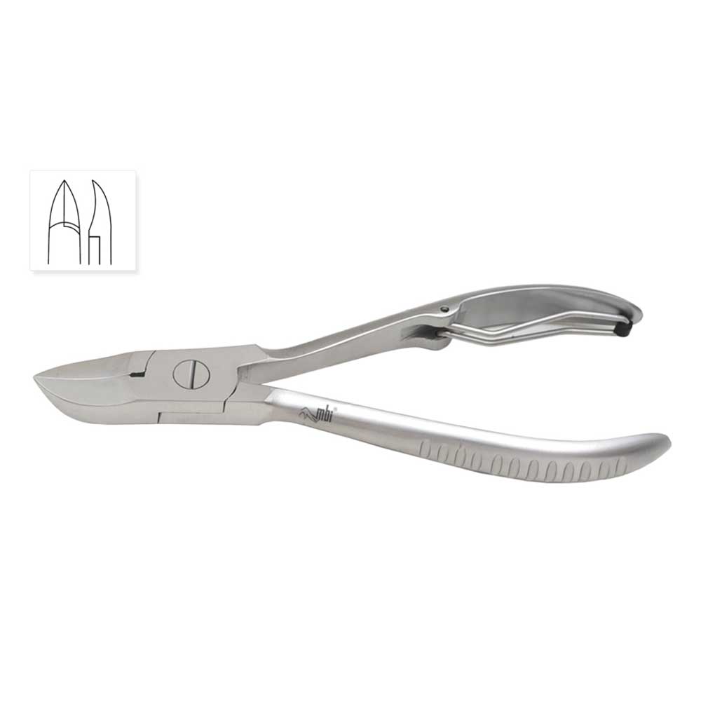 [1MBI-211] MBI® Pince à ongles à simple ressort - mors concave - 4½ pouces