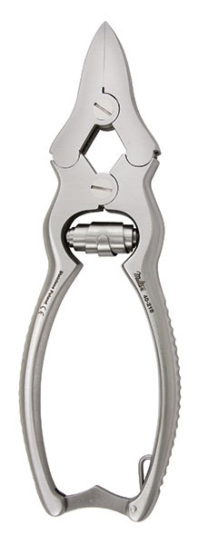 MILTEX® Pince à ongles en acier inoxydable avec double articulations - Mors droits - 6 pouces