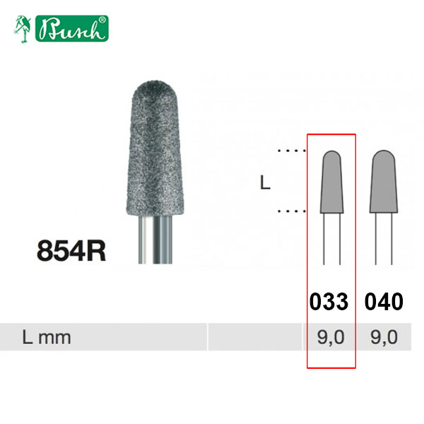 BUSCH® Fraise en diamant - Grain moyen