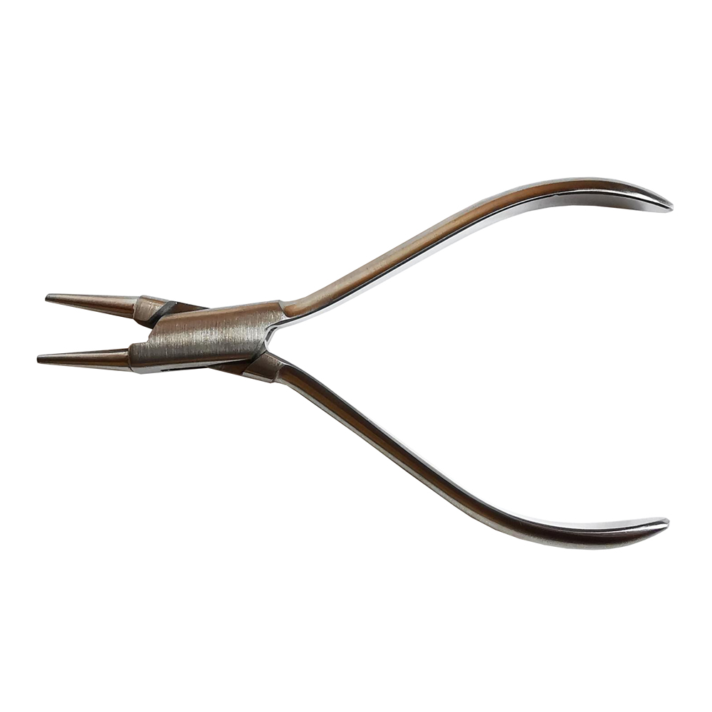 Pince à bec rond - Acier Inoxydable - 14 cm