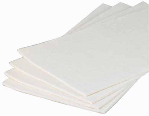 HAPLA® Mixture Felt - Feutre de podologie adhésif en fibres de laine et viscose hypoallergénique (4 feuilles) 10 mm