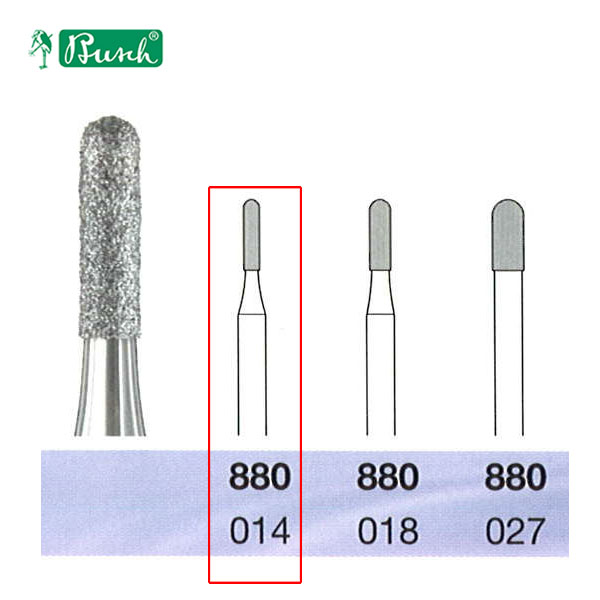 [2880014] BUSCH® Fraise en diamant - Grain moyen