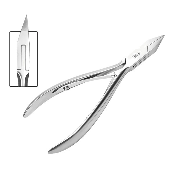 KIEHL® Pince à ongles à double ressort - mors droits fins - 13 cm