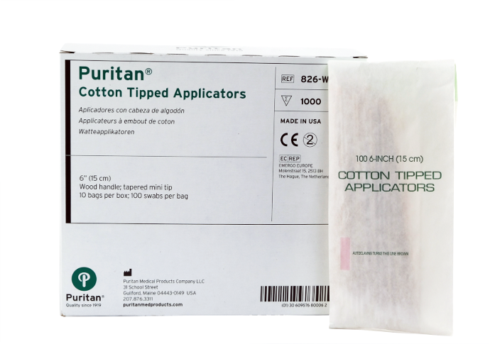 PURITAN Cotton Tipped Applicators 6" non-sterile(100)