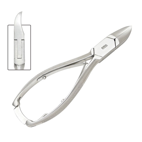 KIEHL® Pince à ongles à double ressort - mors concave - 14 cm
