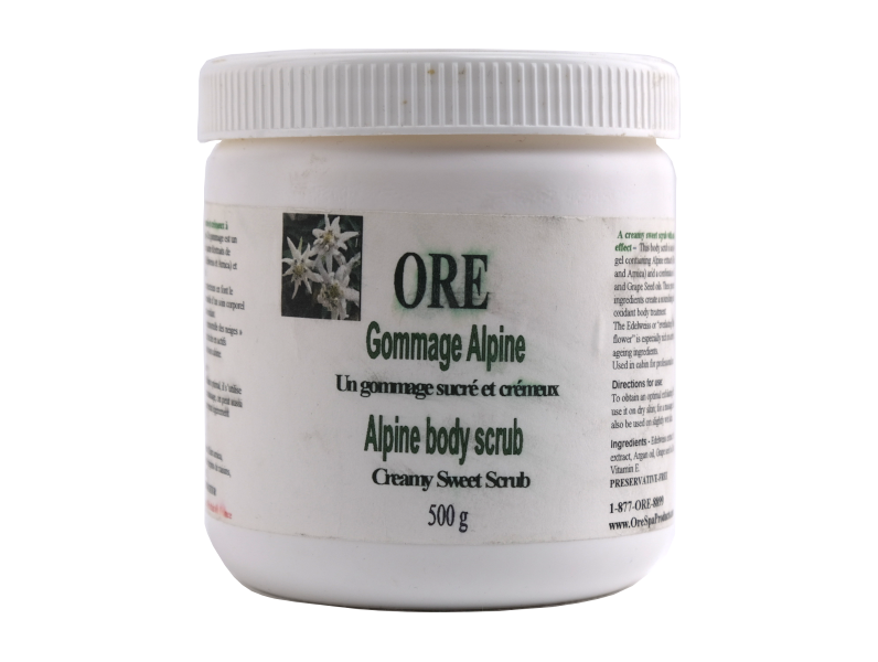 ORE® Alpine Body Scrub - A milky sweet scrub