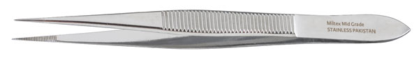 [1V96-300] MILTEX® Plain Splinter Forceps (3½'') Straight