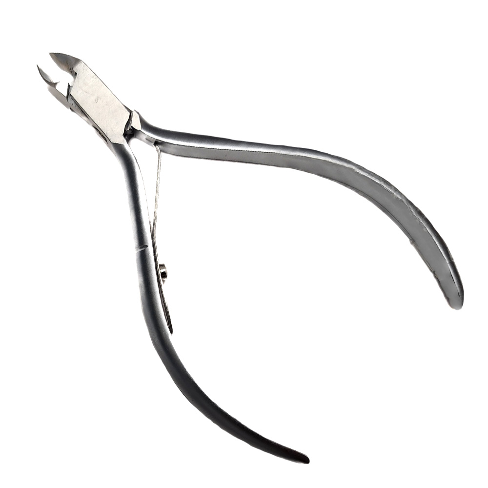 [1DA203] Cuticle pliers 10.5 cm stainless steel with spout 5 mm
