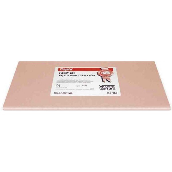 [3FLE960] ZOPLA® Fleecy Web zinc (4 feuilles)