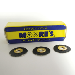 [22775] MOORE'S -Emery discs 1/2 SNAP-ON - Medium