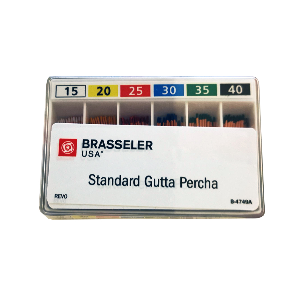 [4101-691] BRASSELER® Gutta Percha (100 tips) 6 assorted colors