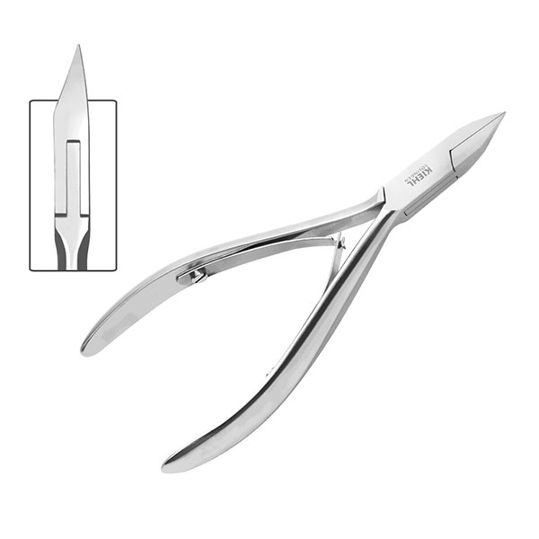 [13050-11CM] KIEHL® Double spring nail nipper - straight & sharp jaw